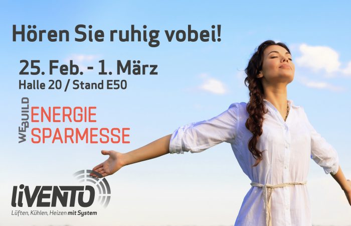 liVENTO auf der Energiesparmesse NEWS 2026